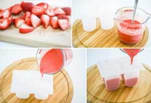 DIY ไอศกรีมสตรอว์เบอร์รีโยเกิร์ต Strawberry Yogurt Ice Cream